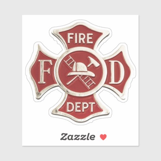 Feuerwehrleute Aufkleber (Blatt)