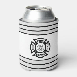 Feuerwehrleute Brandabwehrlogo färben Dosenkühler