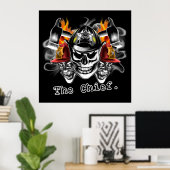 Feuerwehrleute: Der Chef. Poster (Heimbüro)