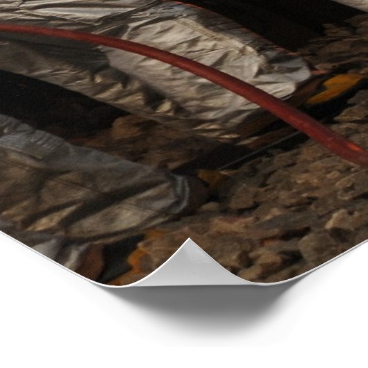 Feuerwehrleute der Luftwaffe Poster (Ecke)