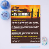 Feuerwehrleute, Einstellung von Feuerwehrleuten Flyer (Einzeln)