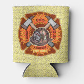 Feuerwehrleute Flammen können kühler Dosenkühler (Vorderseite)