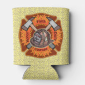 Feuerwehrleute Flammen können kühler Dosenkühler (Rückseite)