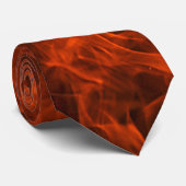 Feuerwehrleute Flammenfeuer Necktie Krawatte (Gerollt)
