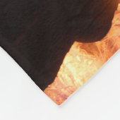 Feuerwehrleute Fleecedecke (Ecke)