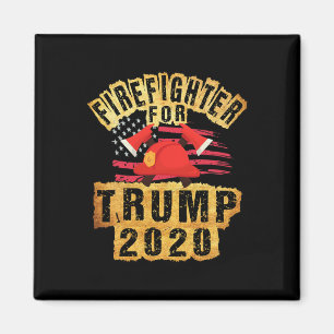 Feuerwehrleute für Trump Wiederwahl Trump  Magnet