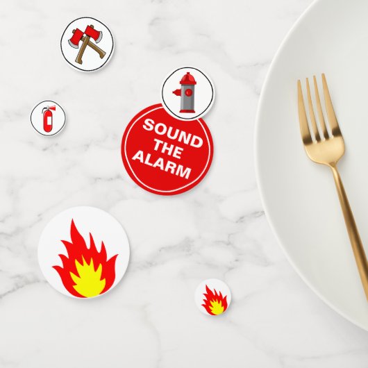 Feuerwehrleute Geburtstagsparty Konfetti (Gruppe)