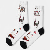 Feuerwehrleute, Hot Stuck, Crew Socken (Linkes Detail)