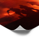 Feuerwehrleute in San Francisco Poster (Ecke)