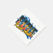Feuerwehrleute Kick Ash! Serviette (Ecke)