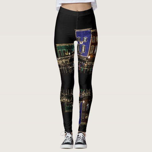 Feuerwehrleute landen Weihnachten Leggings (Vorderseite)