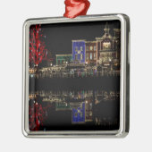 Feuerwehrleute landen Weihnachten Ornament Aus Metall (Links)