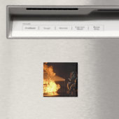 Feuerwehrleute löschen eine simulierte Batterie Magnet (In Situ (Geschirrspüler))