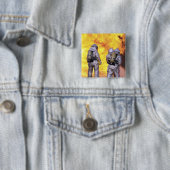 Feuerwehrleute löschen einen Flugzeugbrand Button (Beispiel)