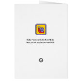 Feuerwehrleute (Mädchen) Blankokarte (Hinten)