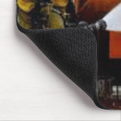 Feuerwehrleute Mousepad (Ecke)