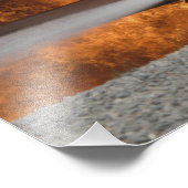 Feuerwehrleute neutralisieren ein Feuer Fotodruck (Ecke)