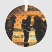 Feuerwehrleute Ornament (Rückseite)