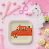 Feuerwehrleute Pappteller (Party)