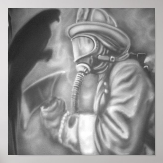 Feuerwehrleute Poster (Vorne)