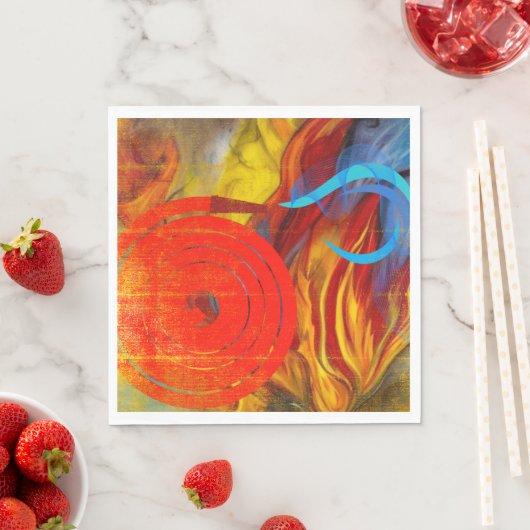 Feuerwehrleute Serviette (Beispiel)