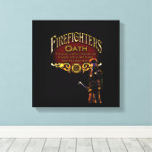 Feuerwehrleute sterben leinwanddruck (Insitu (Holzboden))