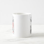 Feuerwehrleute Thin Red Line Ruder Legende Kaffeetasse (Mittel)
