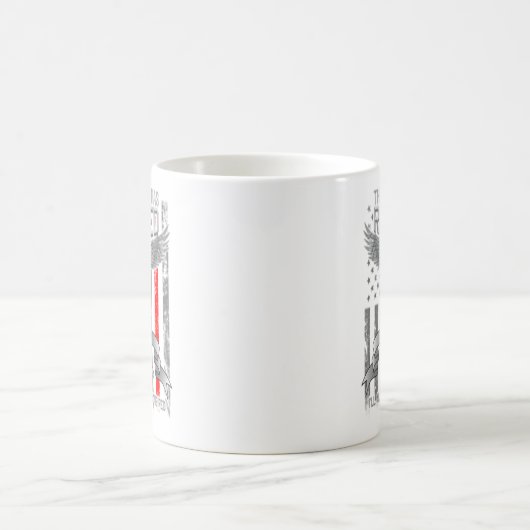 Feuerwehrleute Thin Red Line Ruder Legende Kaffeetasse (Mittel)