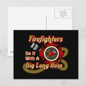 Feuerwehrleute tun es... postkarte (Vorne/Hinten)