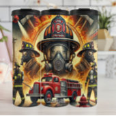 Feuerwehrleute und Feuerwehrleute Thermosbecher