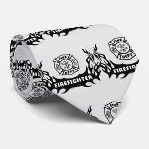 Feuerwehrlogo Tattoo Neck Tie Krawatte