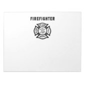 Feuerwehrlogos Notizblock (Vorderseite)