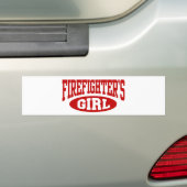 Feuerwehrmädchen Autoaufkleber (Auf Auto)