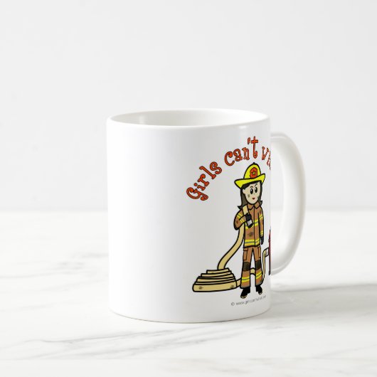 Feuerwehrmädchen Kaffeetasse (VorderseiteRechts)