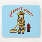Feuerwehrmädchen Mousepad (Vorne)