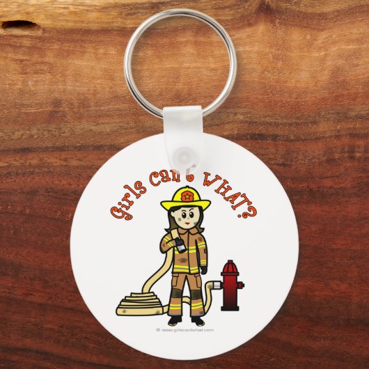 Feuerwehrmädchen Schlüsselanhänger (Vorderseite)
