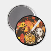 Feuerwehrmagnet Magnet (Vorderseite/Rückseite)