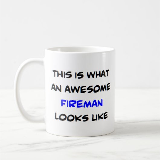 Feuerwehrmann2, phantastisch kaffeetasse (Links)