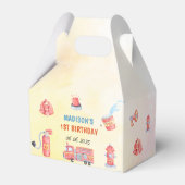 Feuerwehrmann 1. Geburtstag Geschenkschachtel (Vorderseite)