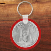 Feuerwehrmann 2 Buggy Kapitän Medallion Schlüsselanhänger (Vorderseite)