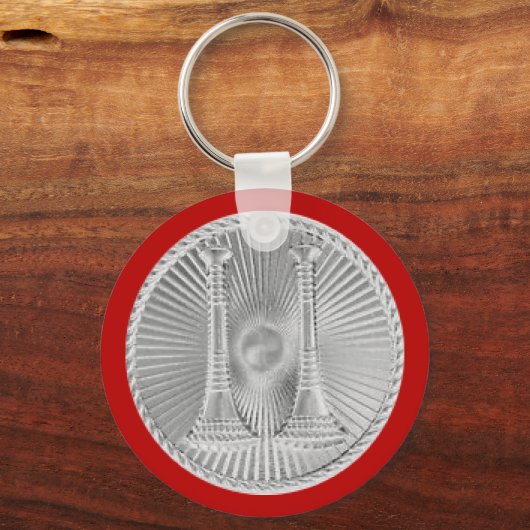 Feuerwehrmann 2 Buggy Kapitän Medallion Schlüsselanhänger (Vorderseite)