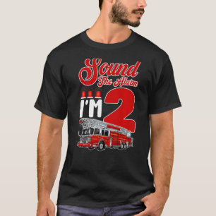Feuerwehrmann 2. Geburtstag Bday Boys Girl T-Shirt