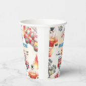 Feuerwehrmann 2. Geburtstag Party Pappbecher (Rechts)