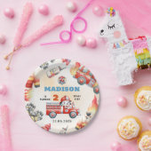 Feuerwehrmann 2. Geburtstag Party Pappteller (Party)