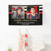 Feuerwehrmann 2 Picture Fire Academy Abschluss Banner (Insitu)