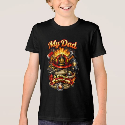 Feuerwehrmann (2) Tri-Blend shirt (Vorderseite)