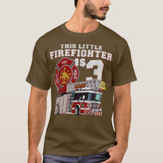 Feuerwehrmann 3. Geburtstag Feuerwehrmann T-Shirt