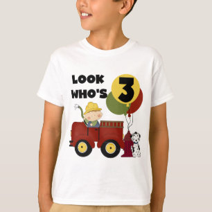 Feuerwehrmann-3. Geburtstags-T - Shirts und