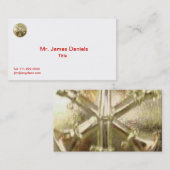 Feuerwehrmann 3 Goldmedaille Visitenkarte (Vorne/Hinten)