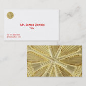 Feuerwehrmann 4 Goldmedaille Visitenkarte (Vorne/Hinten)